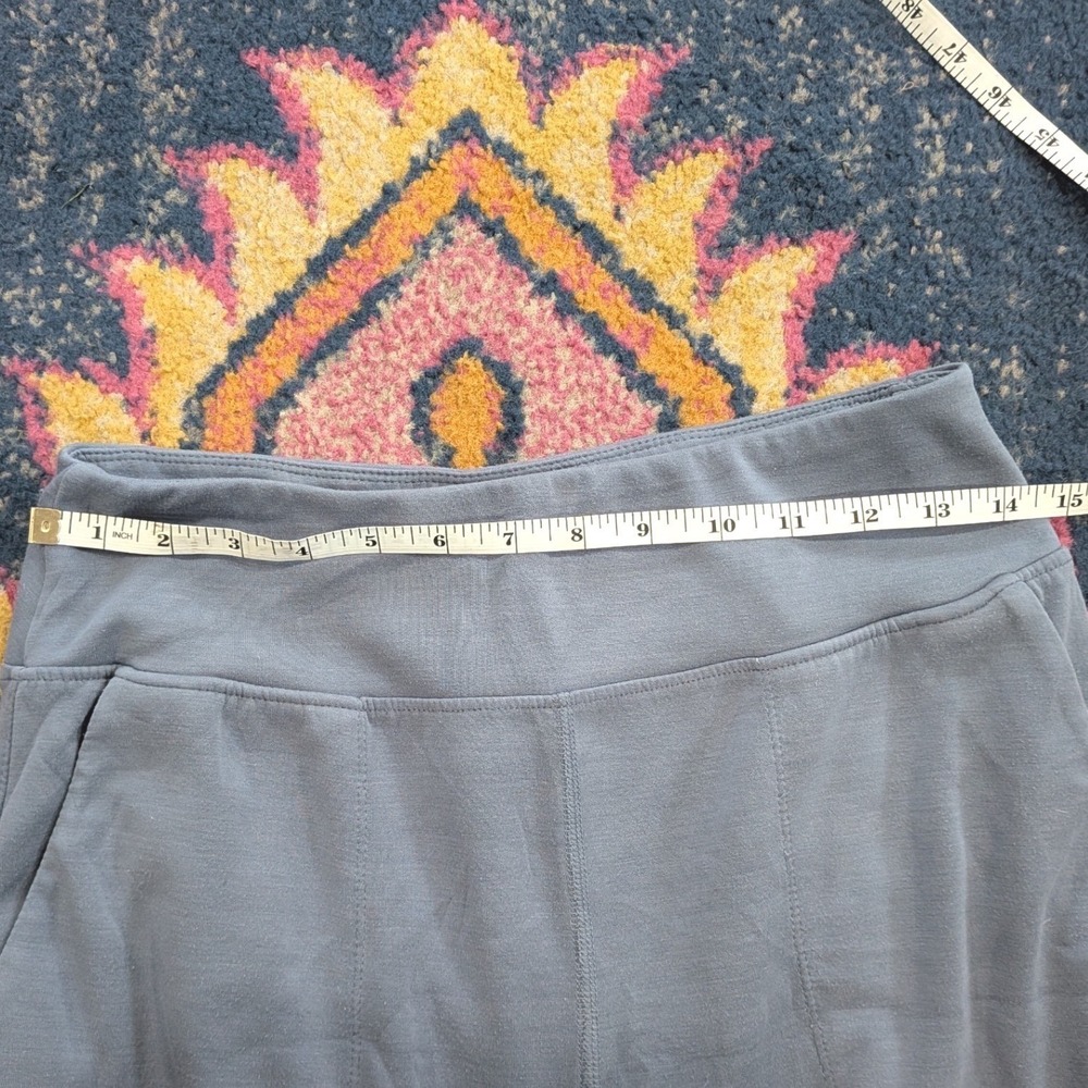 SAGE Collective Womens Light Blue Gray Joggers High Rise Lounge Pants Medium EUC - Picture 6 of 7